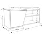 Hanah Home Fiona Bench Zapatero Antracita y Blanco